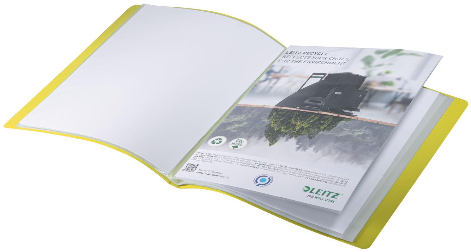 LEITZ Sichtbuch Recycle 4676 DIN A4 gelb