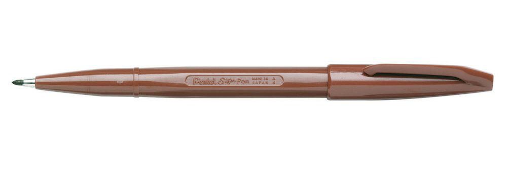 Pentel Filzstift Braun 0.8 mm