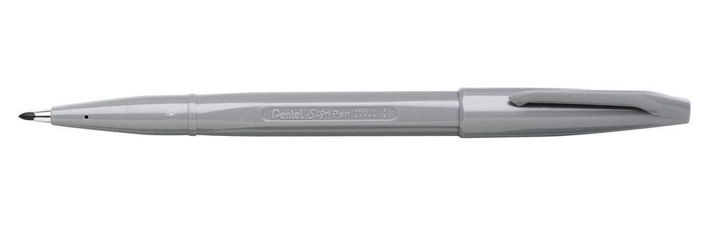 Pentel Filzstift Grau 0.8 mm