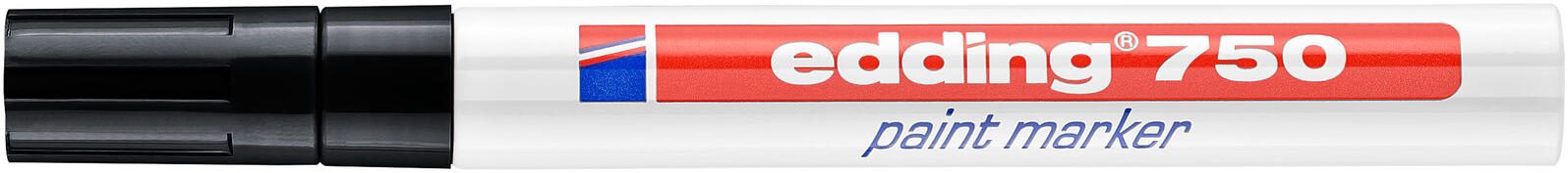 edding 750 Lackmarker 2.0 - 4.0 mm Schwarz