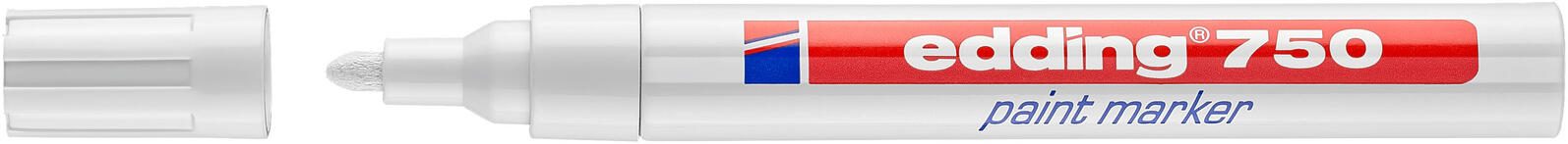 edding 750 Lackmarker 2.0 - 4.0 mm Weiß