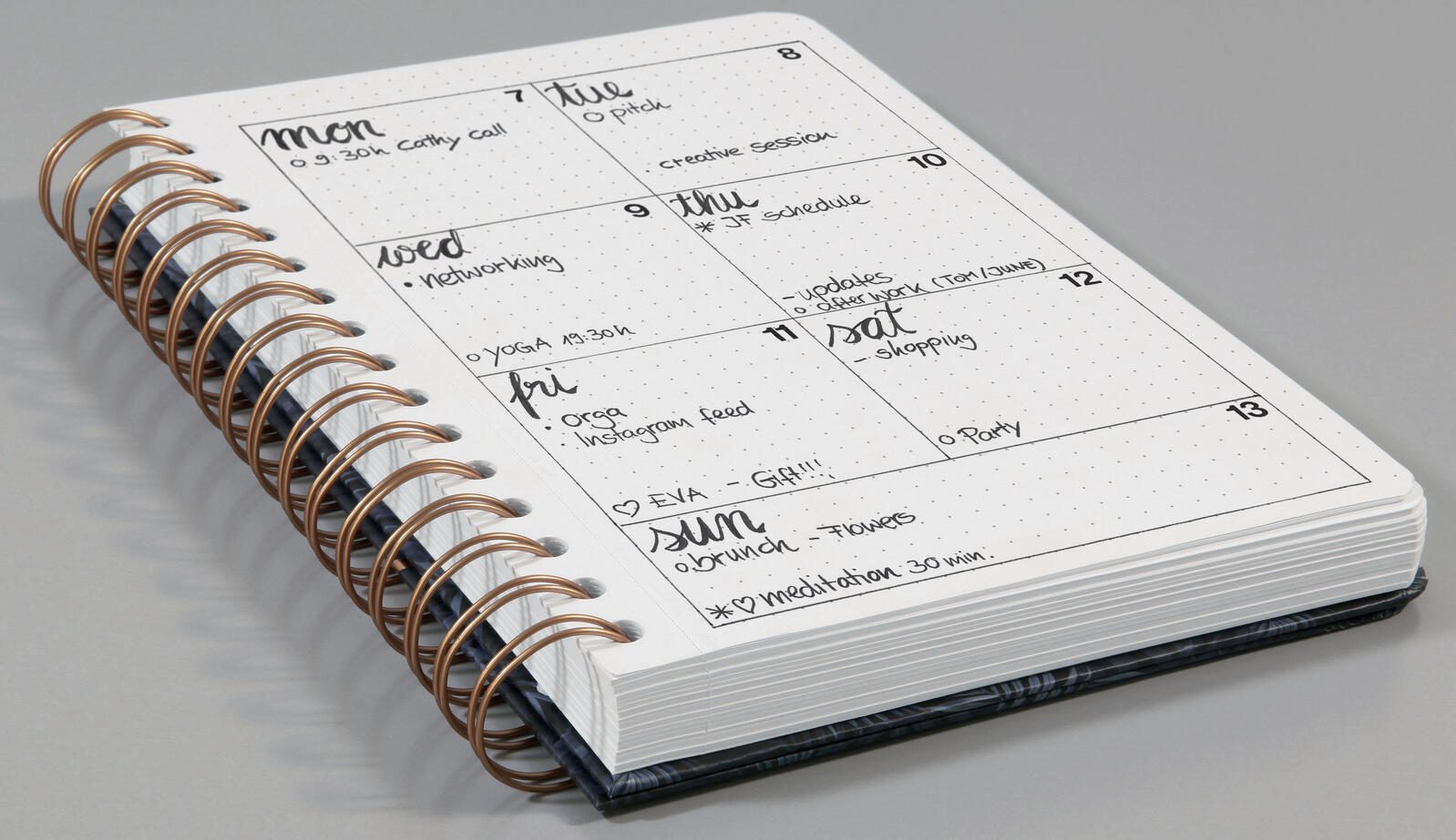 SIGEL Notizbuch ca. DIN A5 punktraster, 240 Seiten