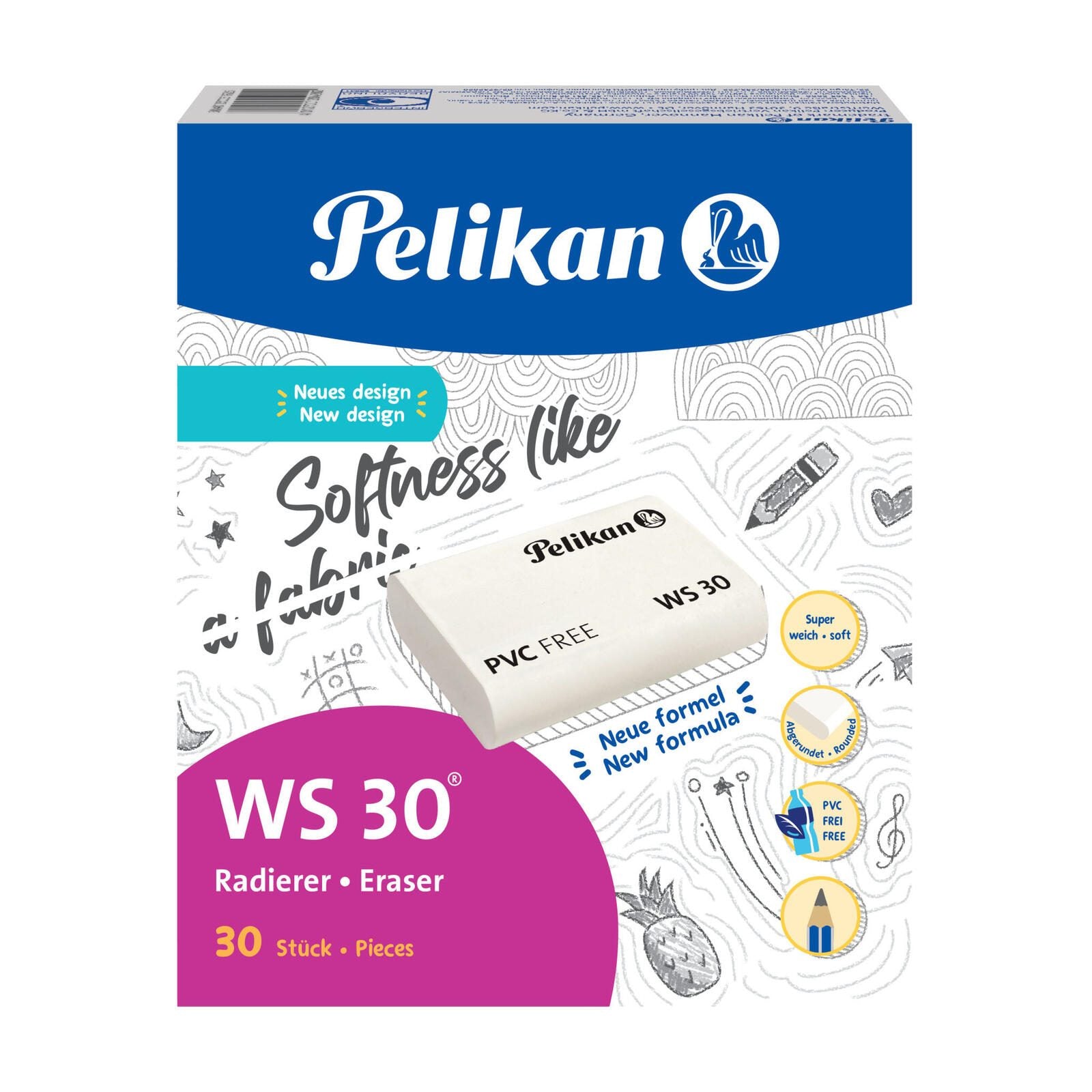 Pelikan Radiergummi weiß
