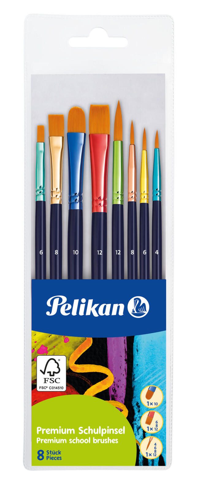 Pelikan Pinsel-Set 8-teilig