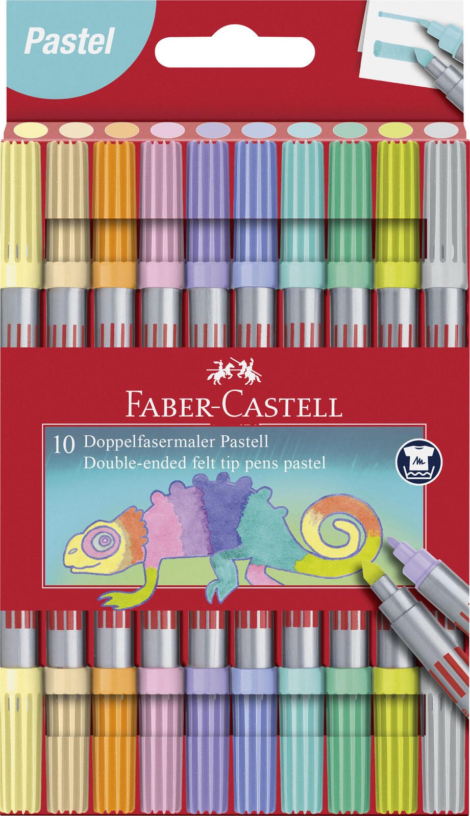 FABER-CASTELL Filzstifte Mehrfarbig 1.0 + 3.0 + 5.0 mm