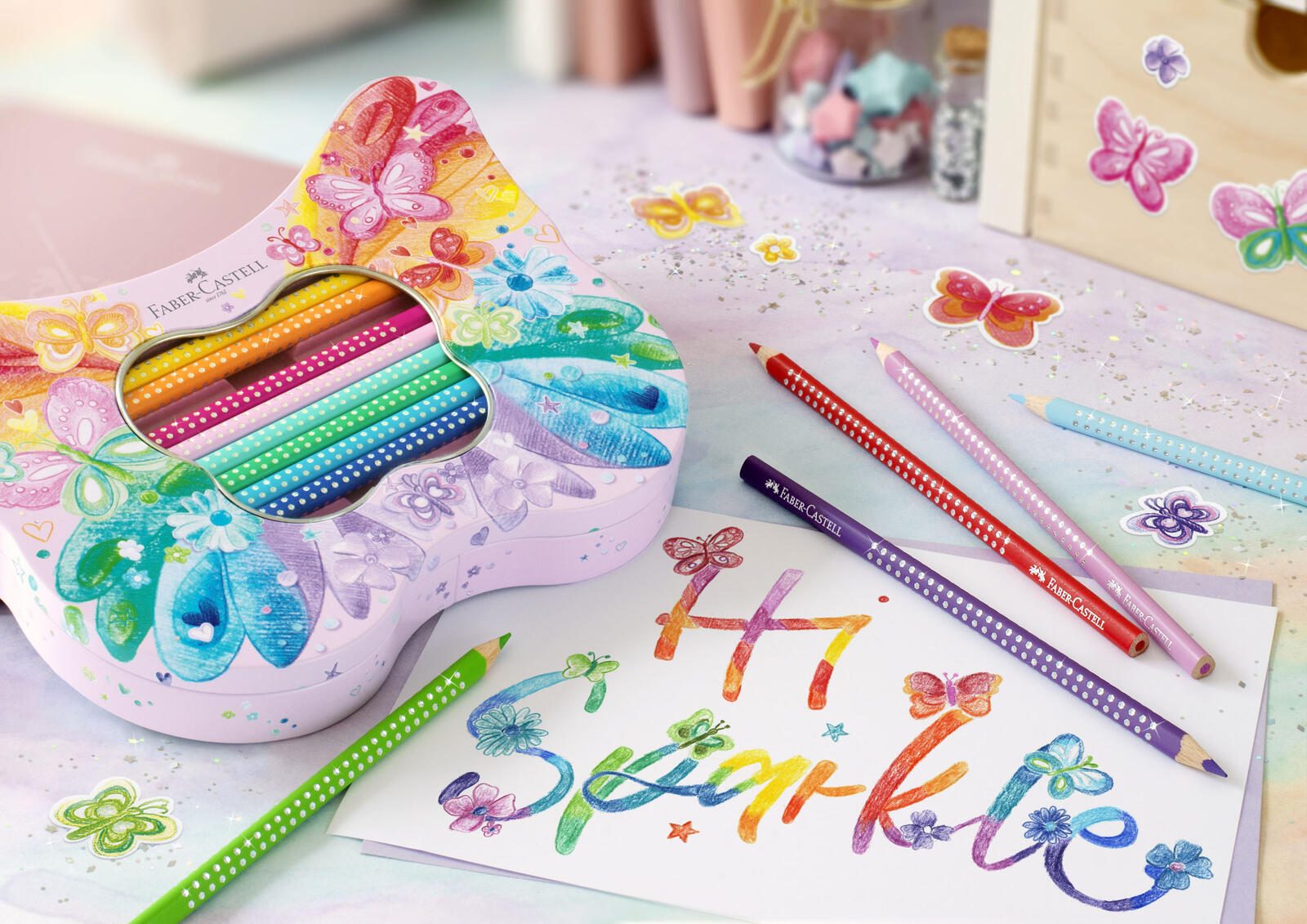 FABER-CASTELL Buntstifte Mehrfarbig