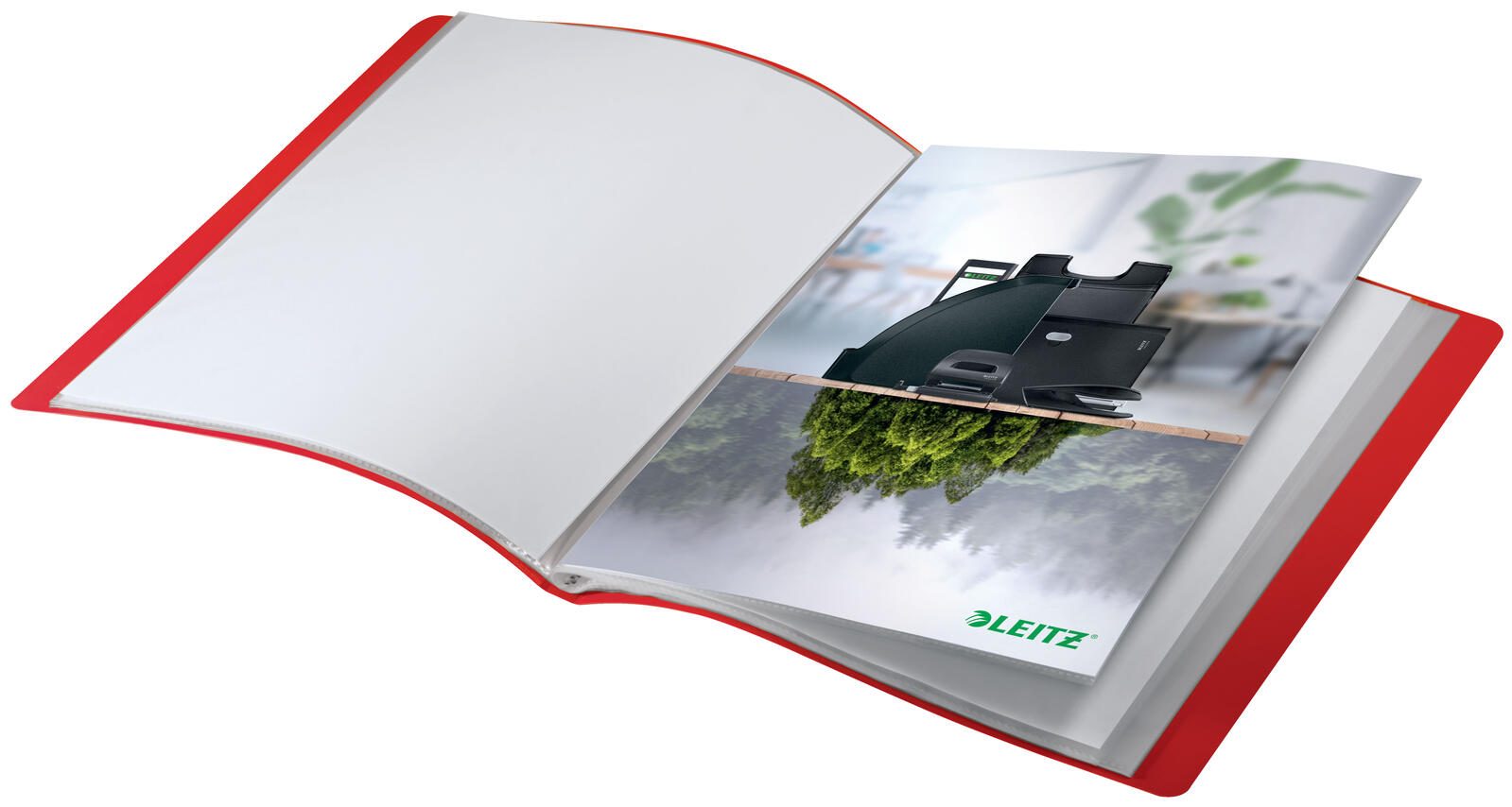 LEITZ Sichtbuch Recycle 4677 DIN A4 rot
