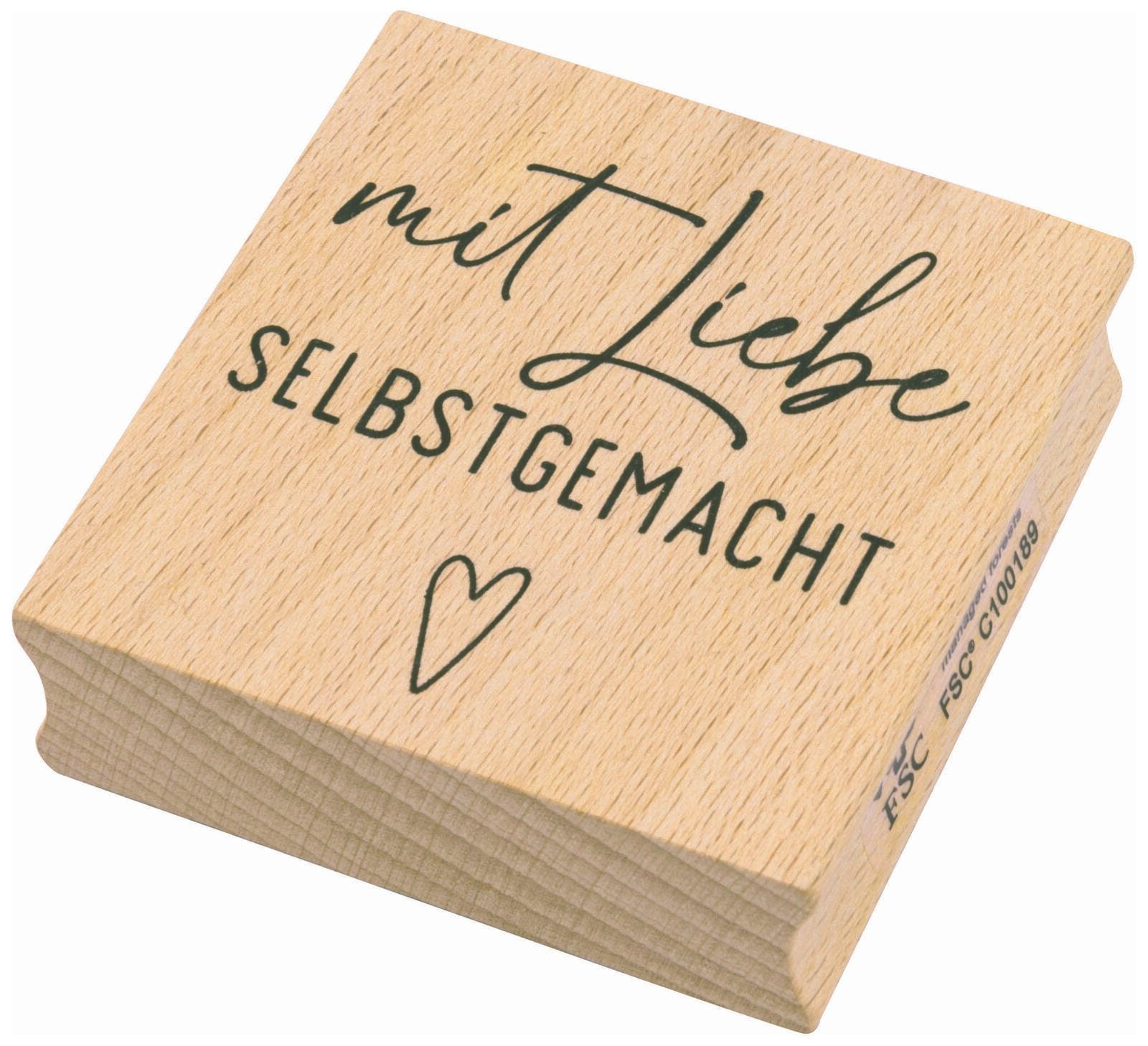 artoz Motivstempel Mit Liebe gemacht