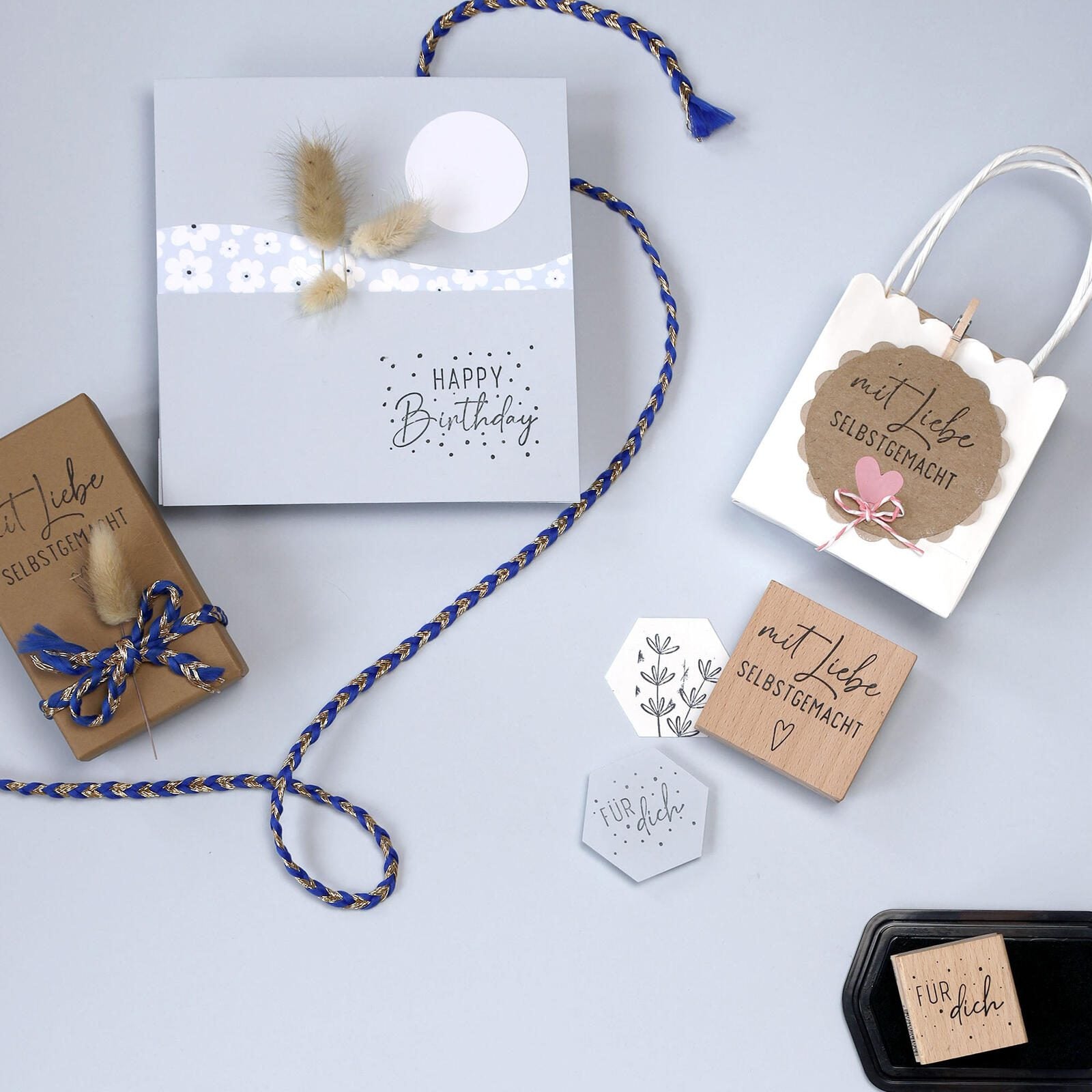 artoz Motivstempel Mit Liebe gemacht