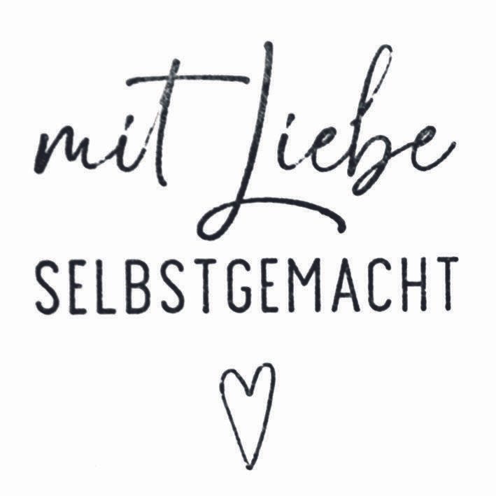 artoz Motivstempel Mit Liebe gemacht