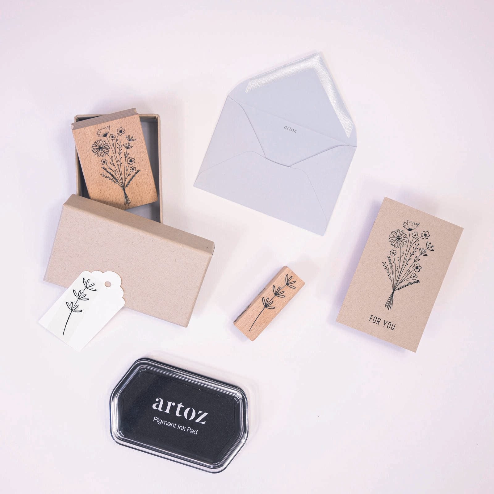 artoz Stempelkissen 9,0 x 6,0 cm schwarz