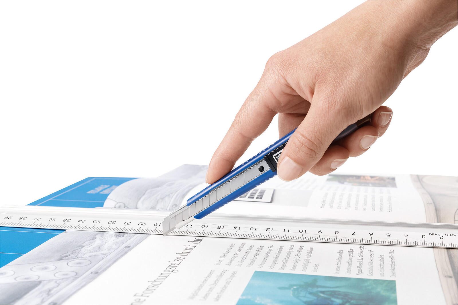 DAHLE Cuttermesser 9 mm blau, schwarz