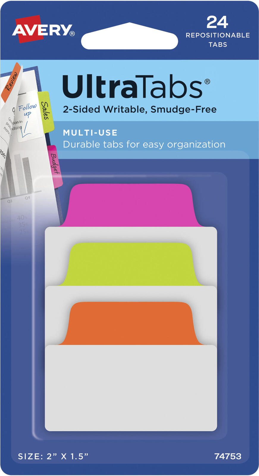 AVERY Zweckform Haftmarker 5,1 x 3,8 cm