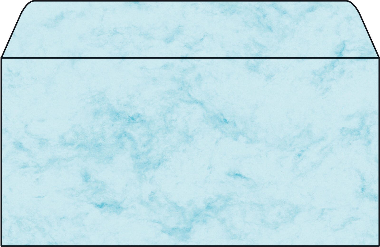 SIGEL Motivbriefumschläge DIN lang ohne Fenster nassklebend