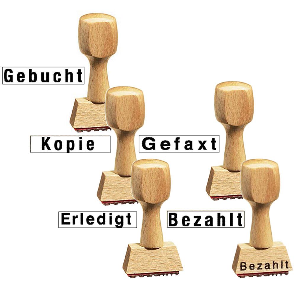 Textstempel 'GEFAXT'