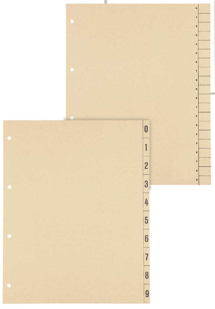 Trennblätter DIN A4 200 g/m² chamois
