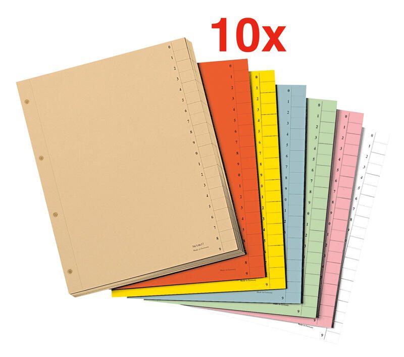 Trennblätter DIN A4 200 g/m² chamois