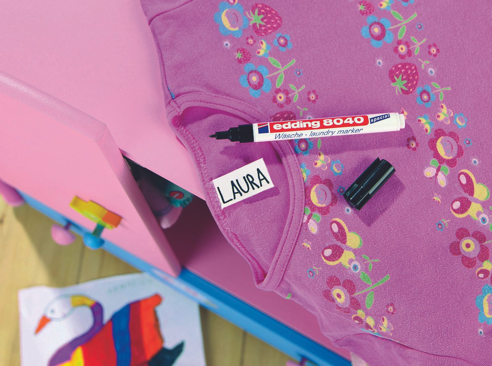 edding Textilmarker 1.0 mm Schwarz