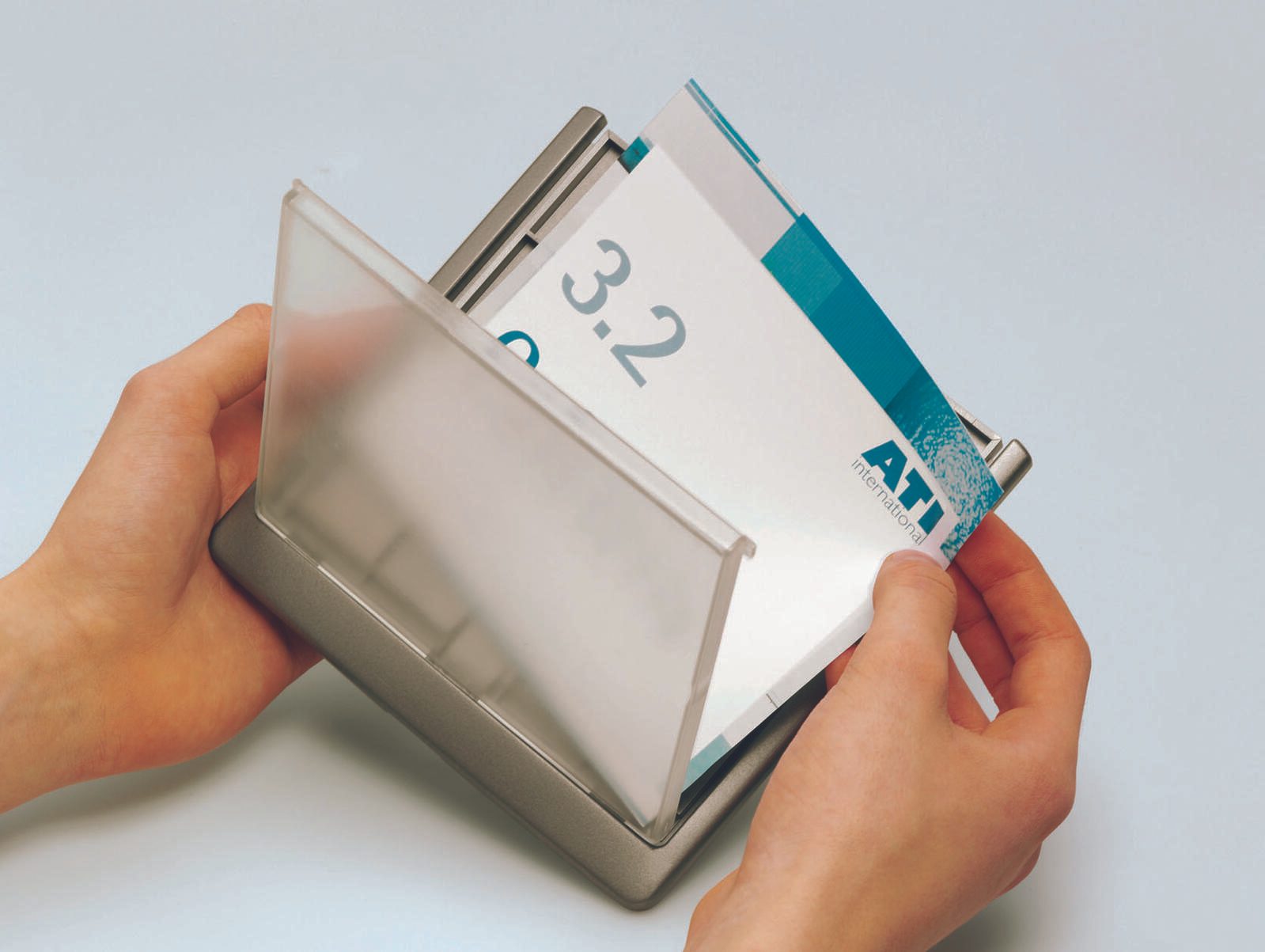DURABLE Türschild 14,9 x 5,25 cm grafit