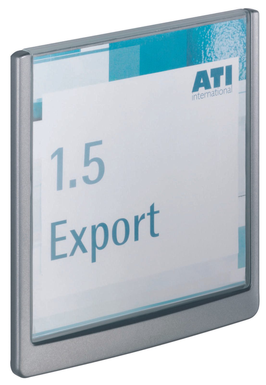 DURABLE Türschild 14,9 x 14,85 cm grafit