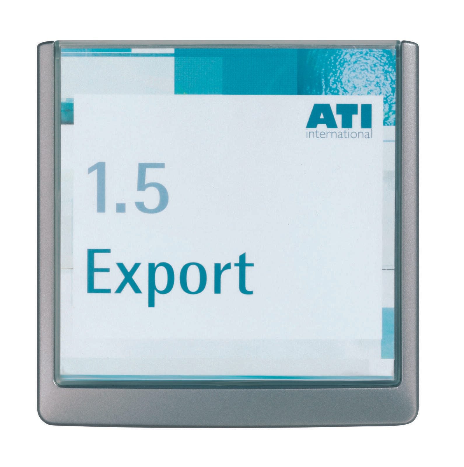 DURABLE Türschild 14,9 x 14,85 cm grafit