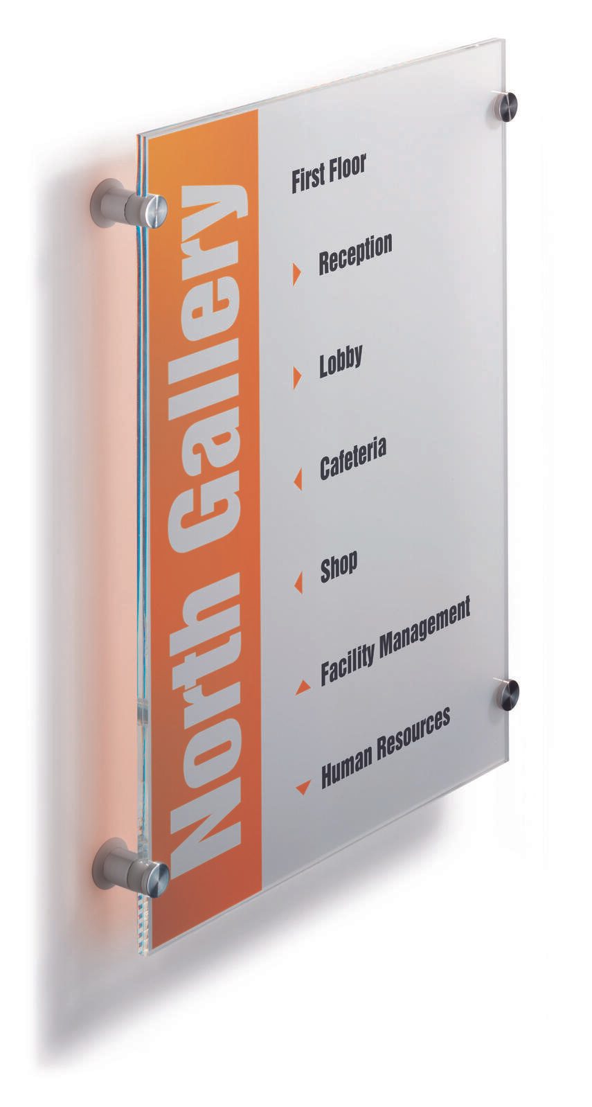 DURABLE Türschild 29,7 x 42,0 cm transparent