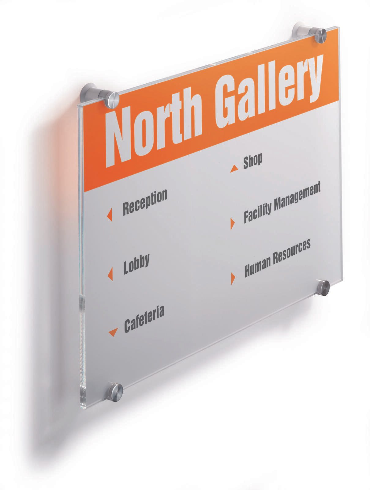 DURABLE Türschild 29,7 x 42,0 cm transparent