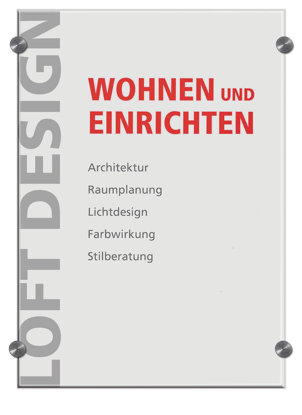 DURABLE Türschild 29,7 x 42,0 cm transparent