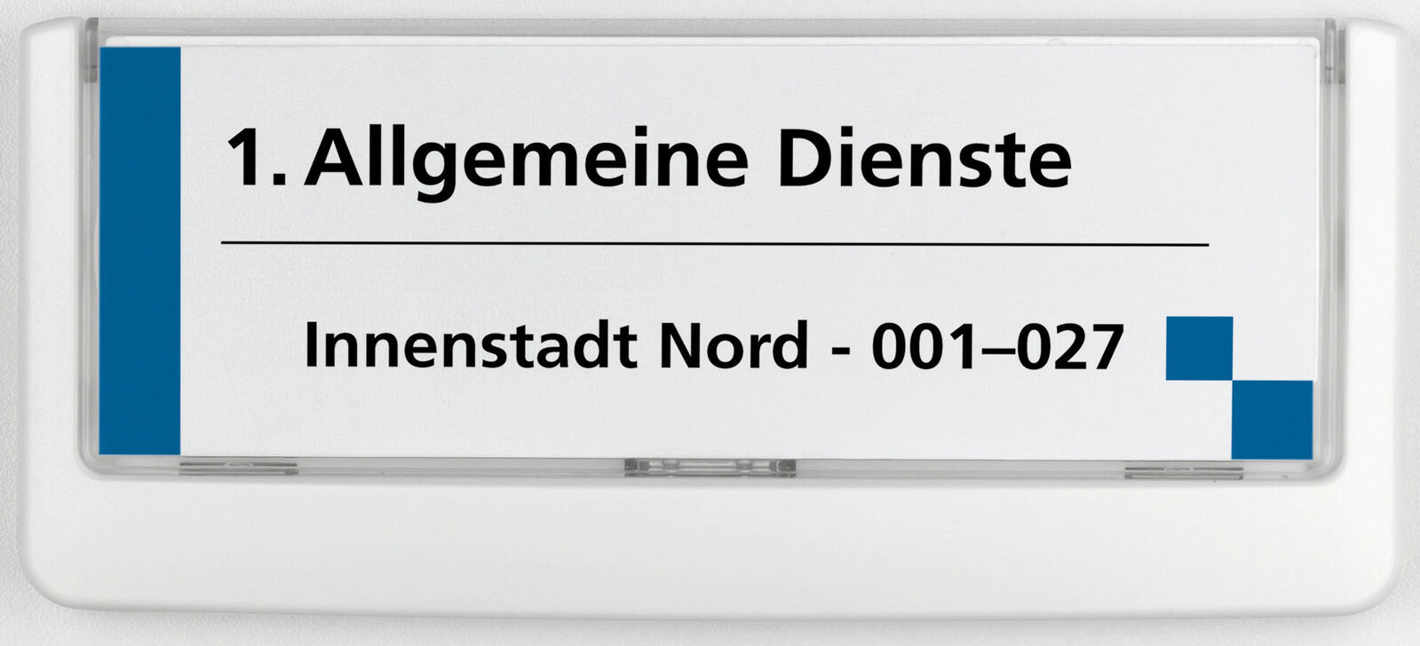DURABLE Türschild 14,9 x 5,25 cm weiß