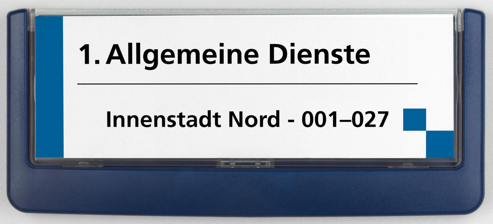 DURABLE Türschild 14,9 x 5,25 cm dunkelblau