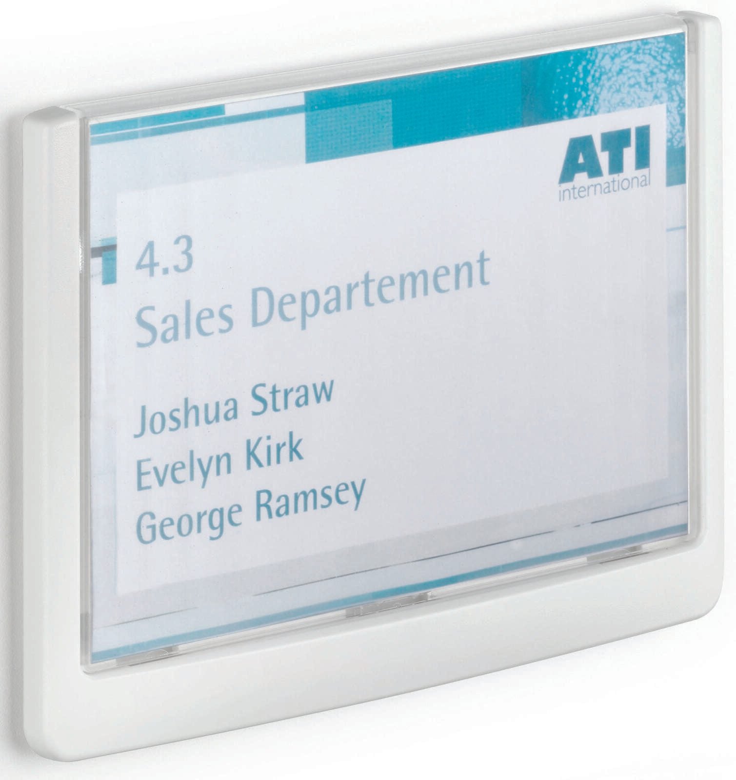 DURABLE Türschild 14,9 x 10,55 cm weiß