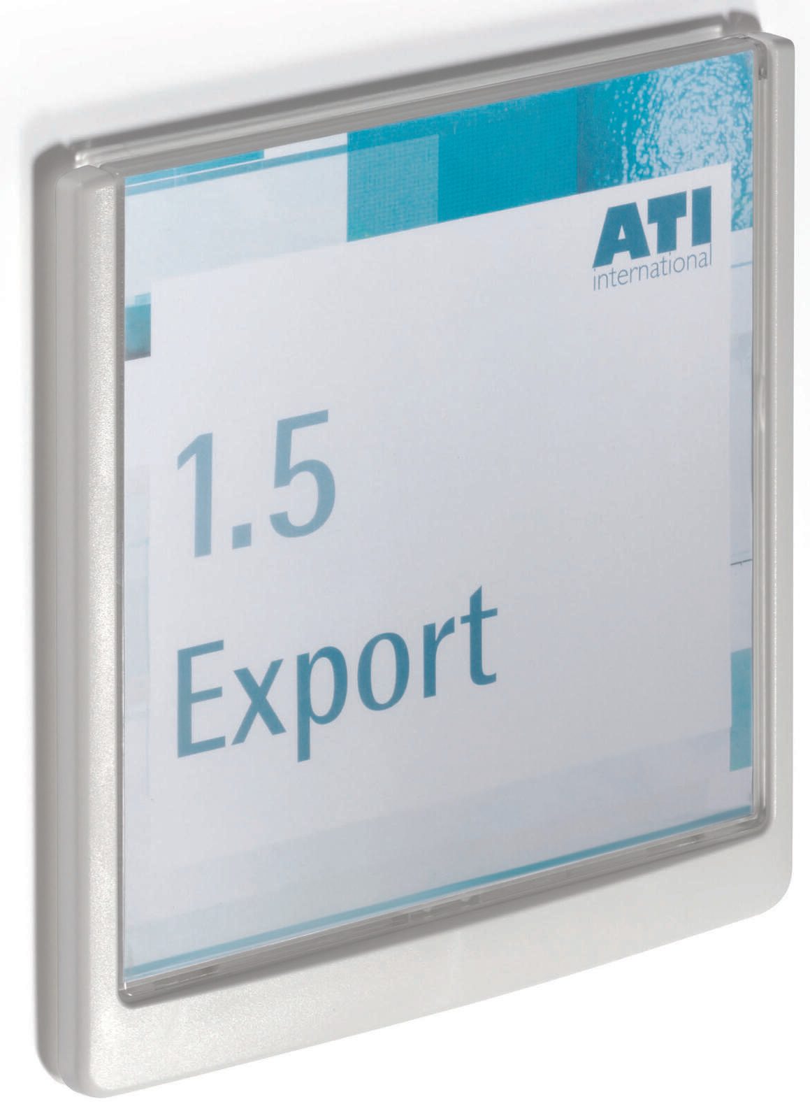 DURABLE Türschild 14,9 x 14,85 cm weiß
