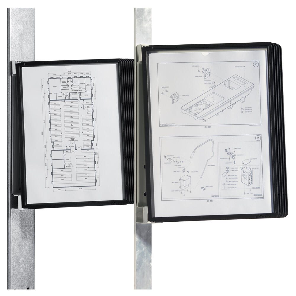DURABLE Wand-Sichttafelsystem DIN A4