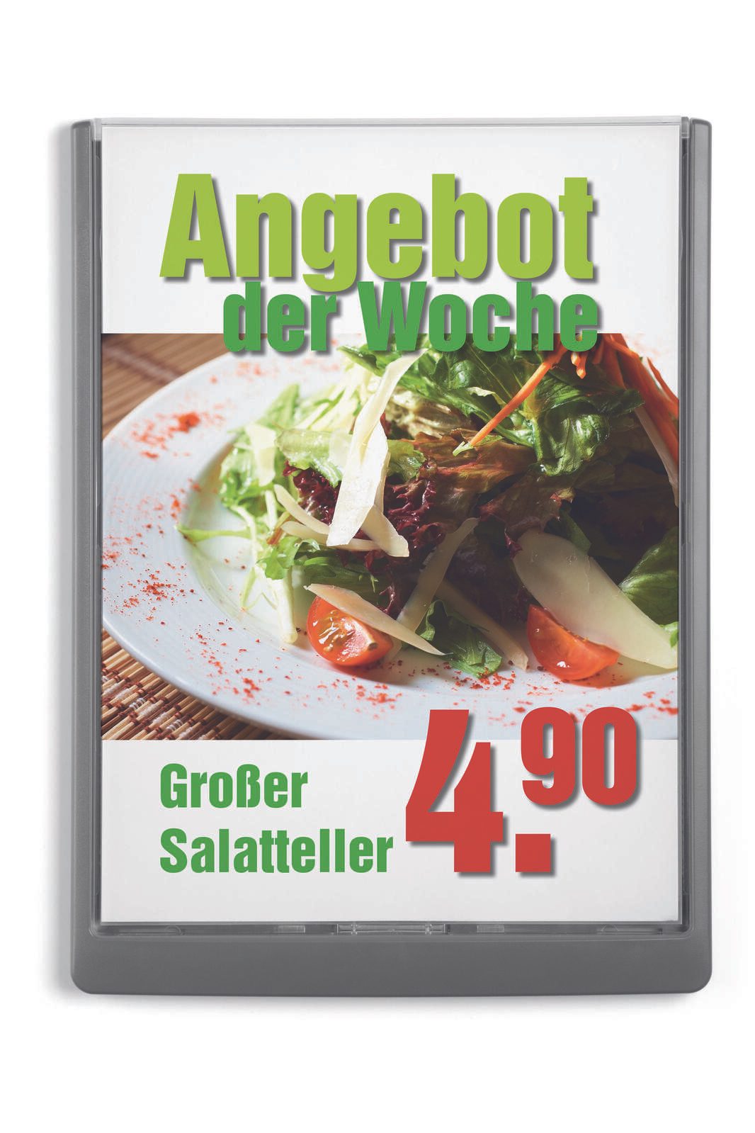 DURABLE Türschild 21,0 x 29,7 cm grafit