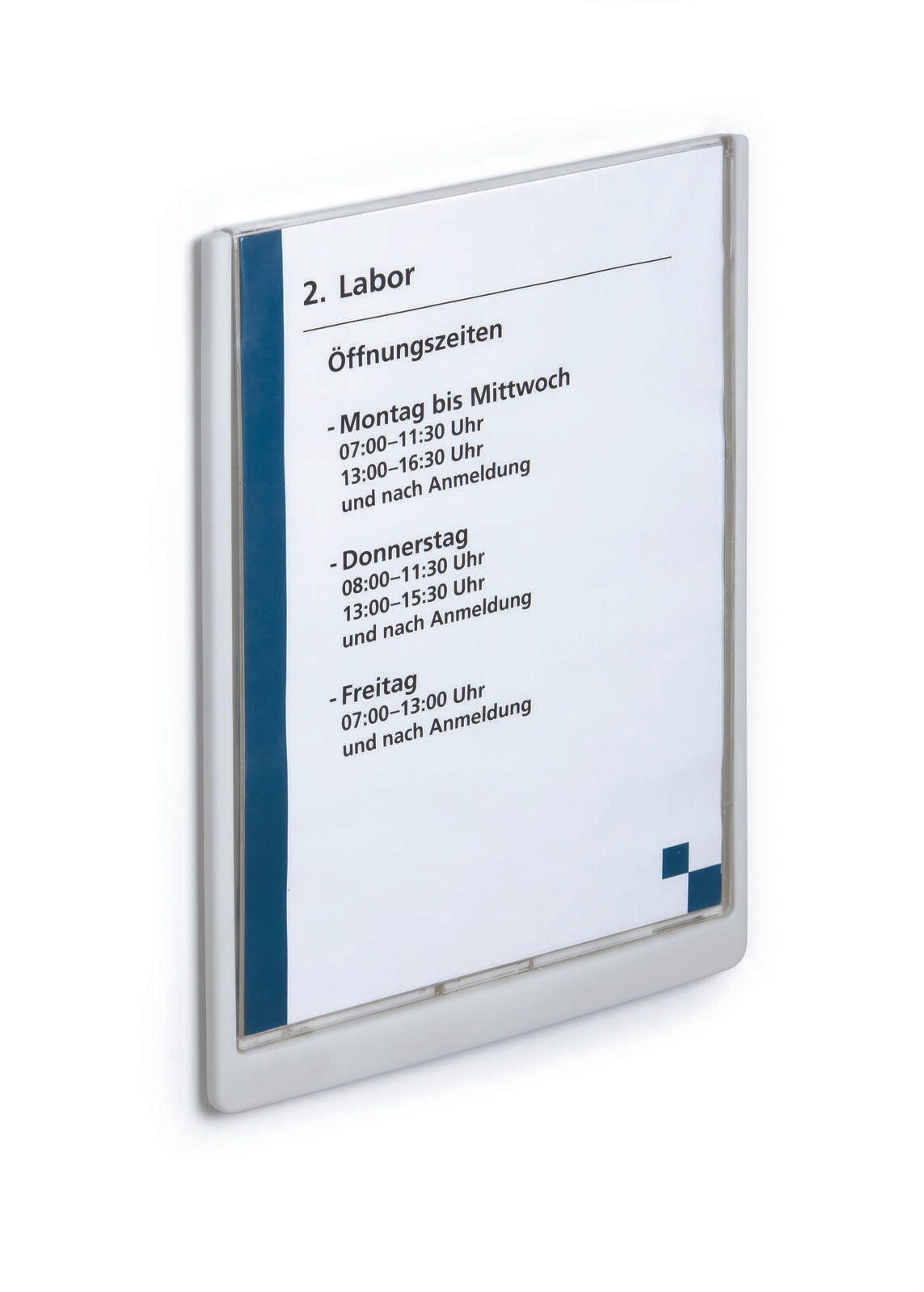 DURABLE Türschild 21,0 x 29,7 cm weiß