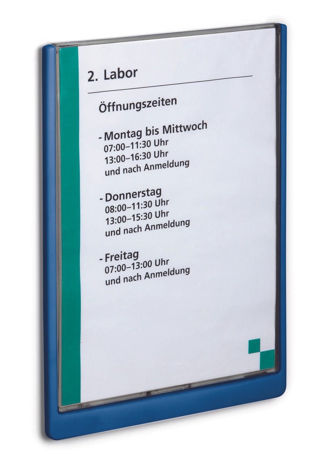 DURABLE Türschild 21,0 x 29,7 cm dunkelblau