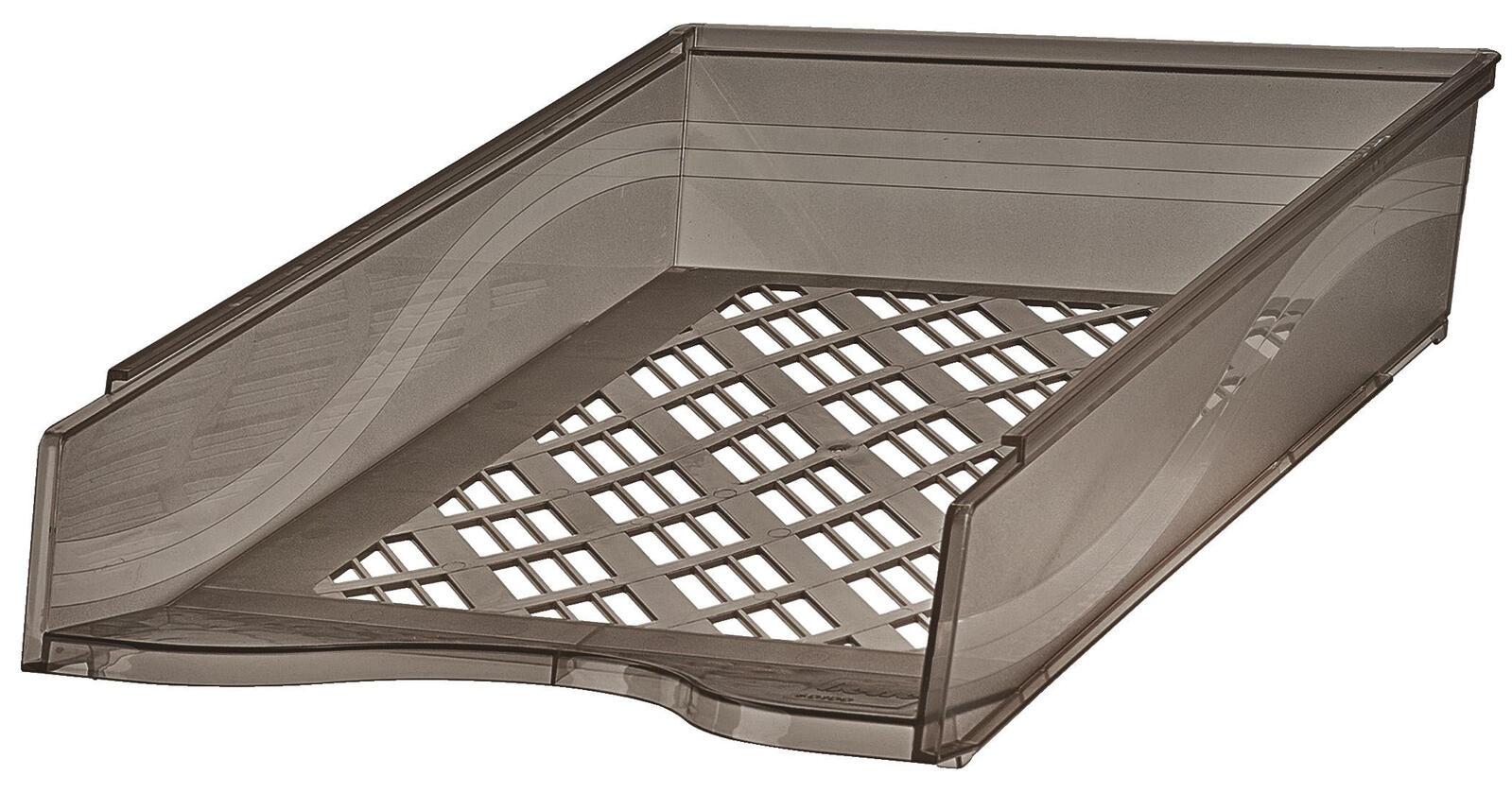 bene Briefablage DIN C4 grau-transparent