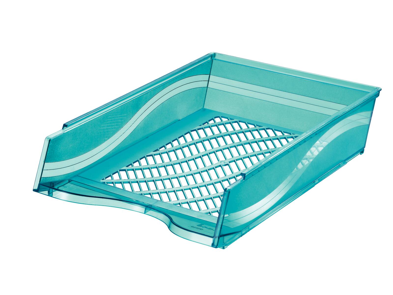 bene Briefablage DIN C4 blau-transparent