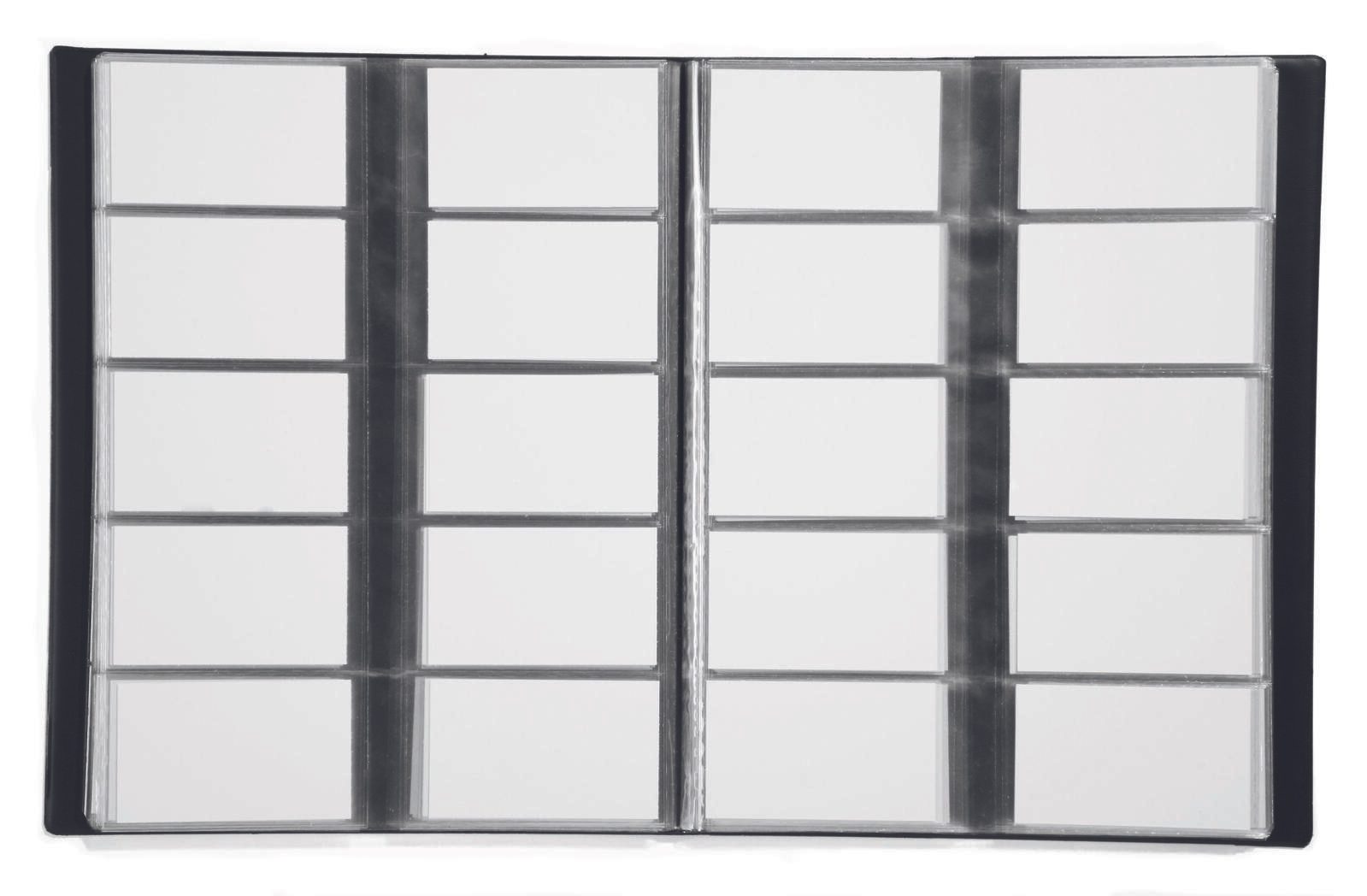 DURABLE Visitenkartenmappe schwarz