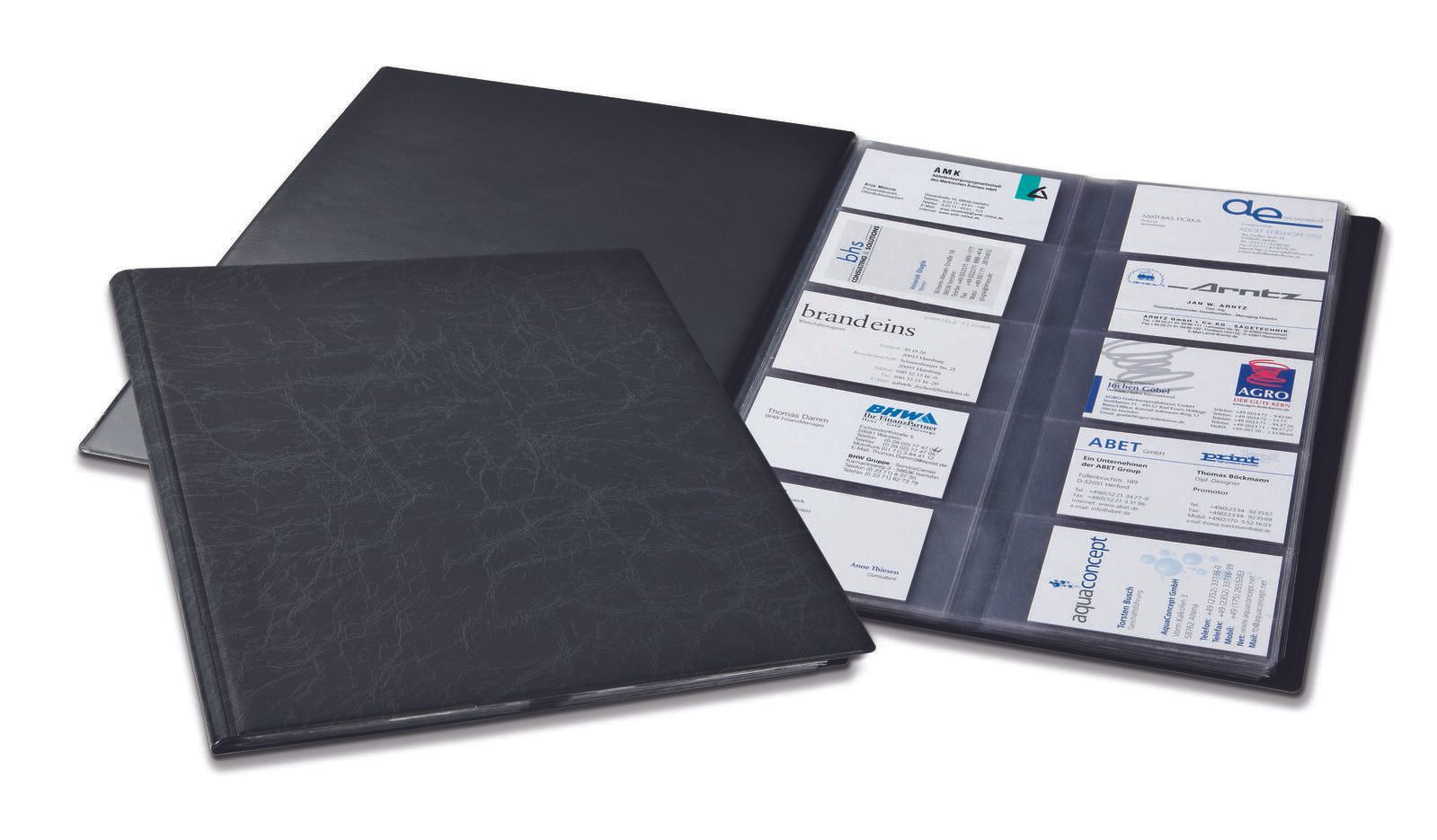 DURABLE Visitenkartenmappe schwarz