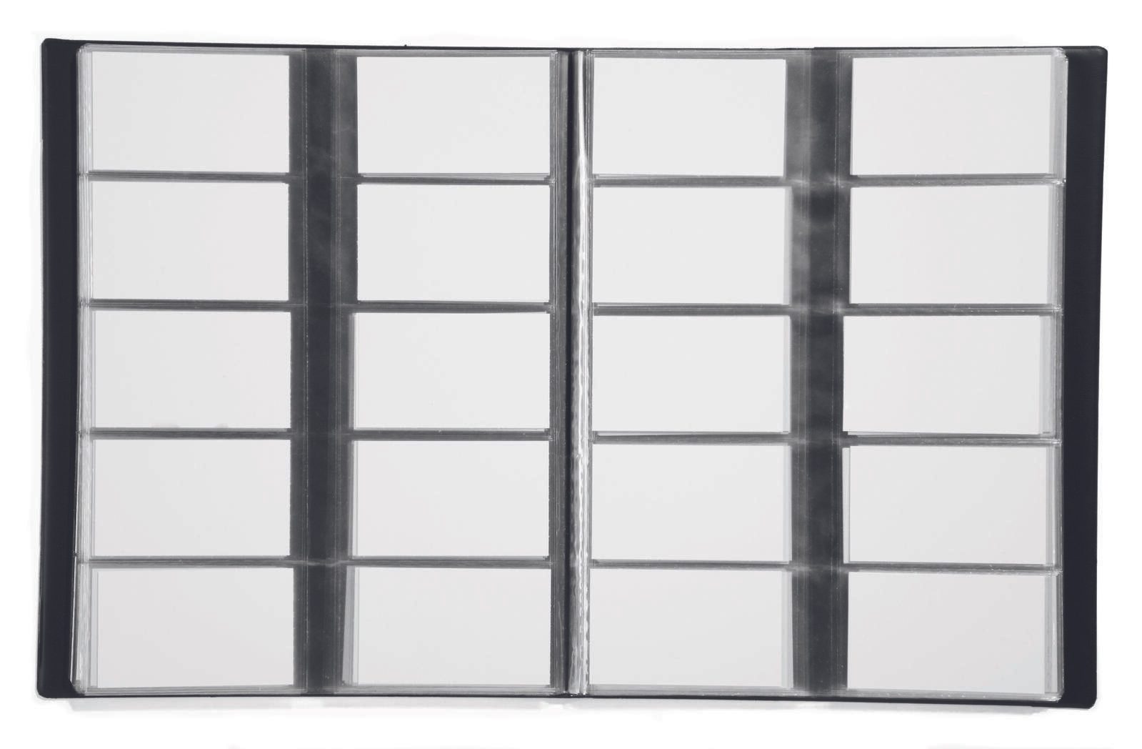 DURABLE Visitenkartenmappe schwarz