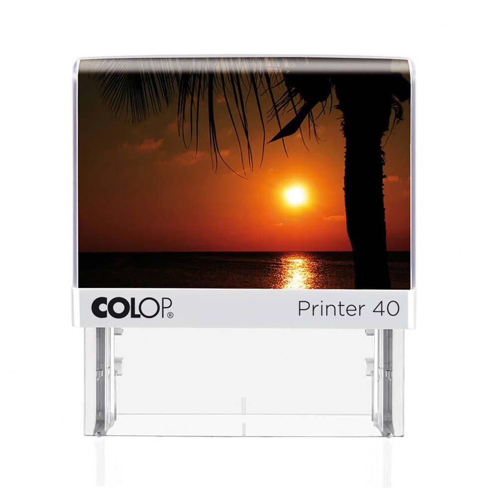 COLOP Textstempel, individualisierbar Printer 40 mit Logo