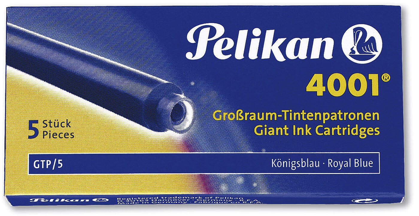 Pelikan Tintenpatronen für Füller königsblau
