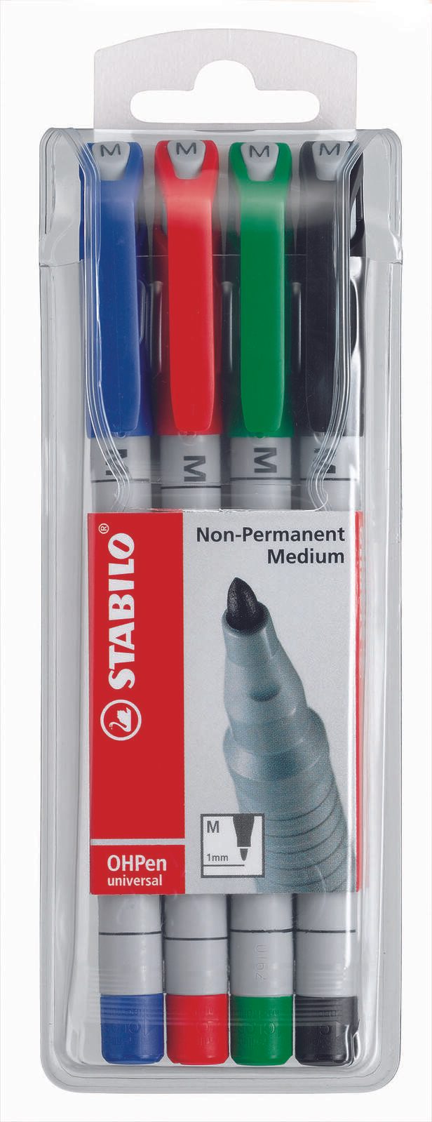STABILO OHPen universal Folienstifte-Set 1.0 mm Mehrfarbig