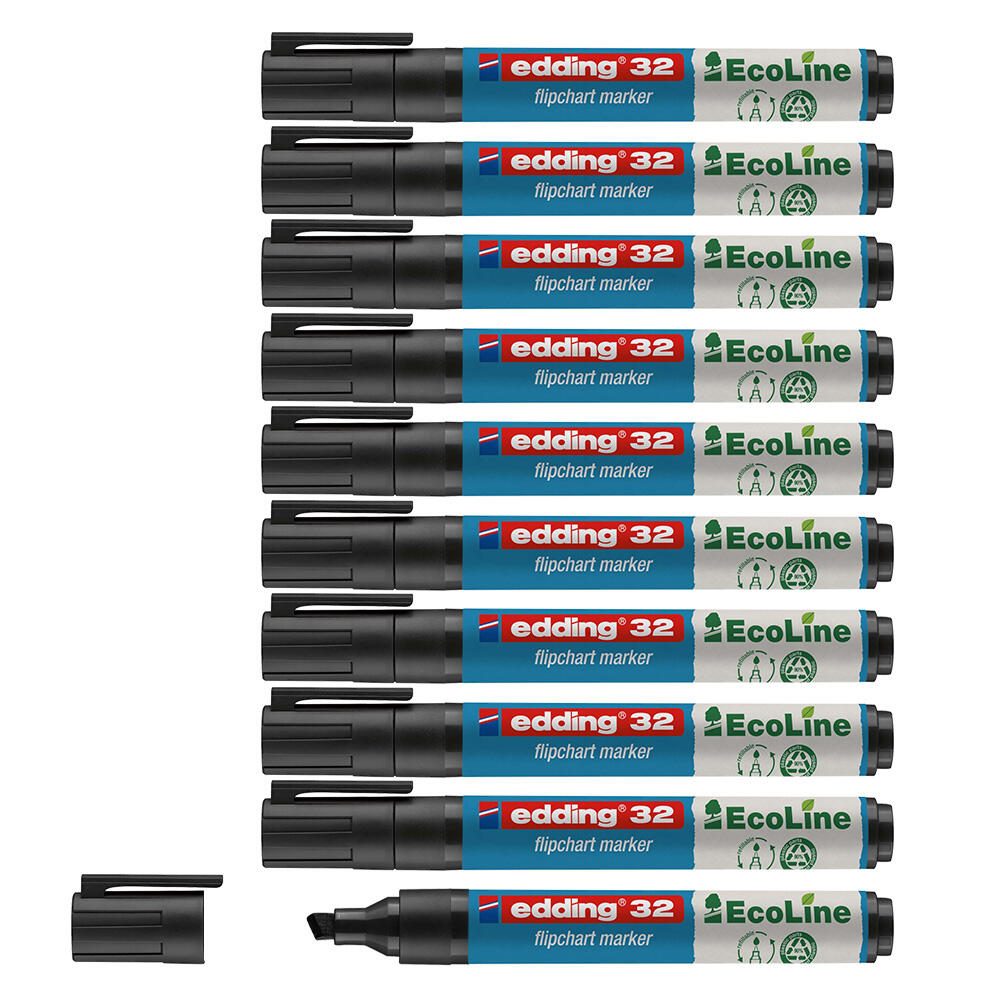 edding 32 Flipchart-Marker 1.0 - 5.0 mm Schwarz