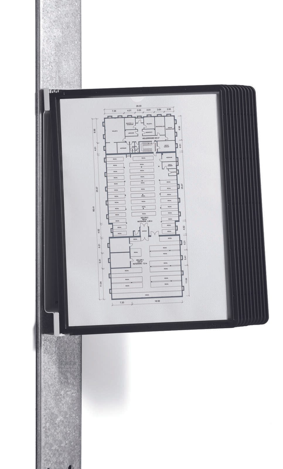 DURABLE Wand-Sichttafelsystem DIN A4