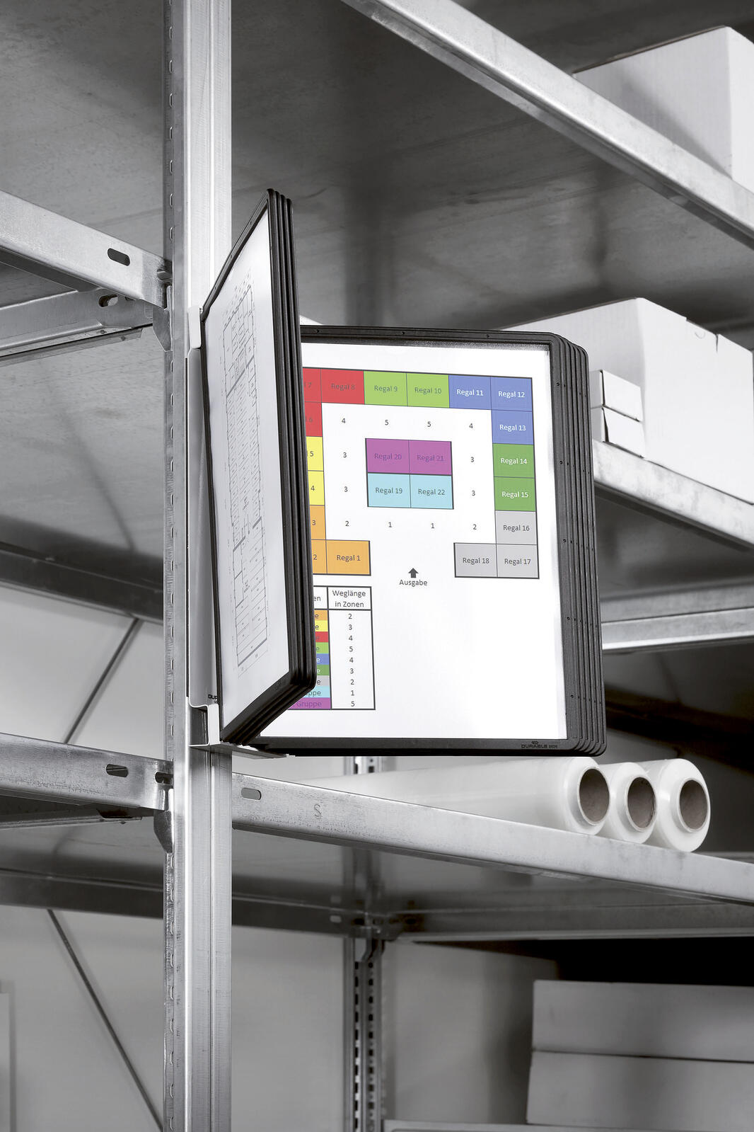 DURABLE Wand-Sichttafelsystem DIN A4