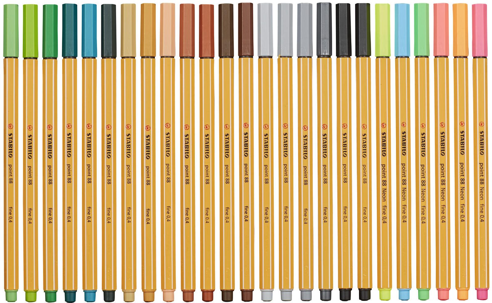STABILO Point 88 Fineliner 0.4 mm Mehrfarbig