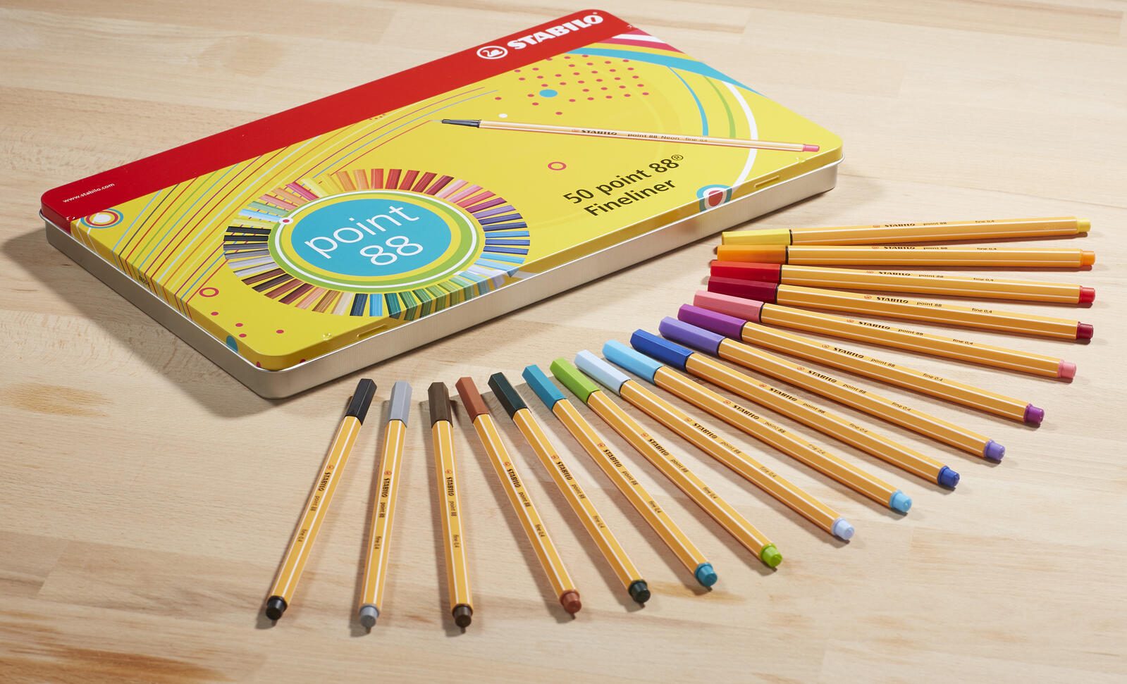 STABILO Point 88 Fineliner 0.4 mm Mehrfarbig