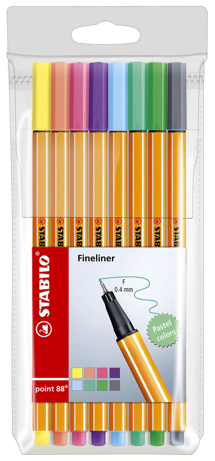 STABILO Point 88 Fineliner 0.4 mm Mehrfarbig